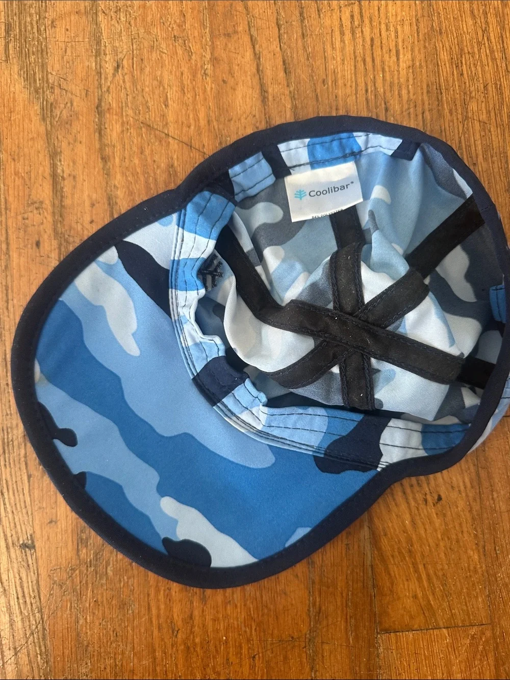 Coolibar Blue Camo Kids Sun Hat